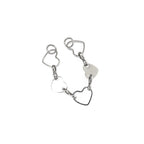 Openwork Heart Ear Chain