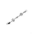 3D Silver Butterfly Ear Chain