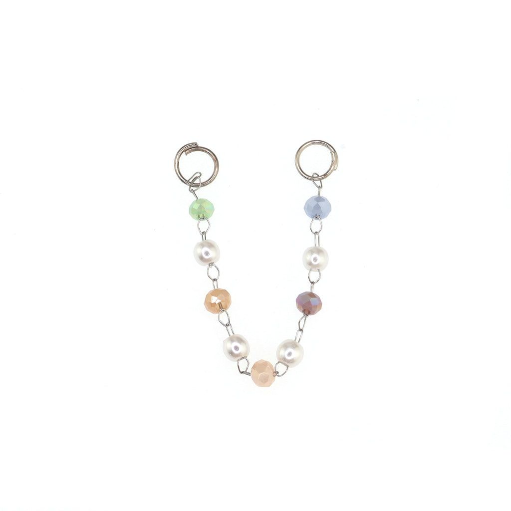 Macaron Color Ball Ear Chain