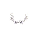 White CZ Butterfly Ear Chain