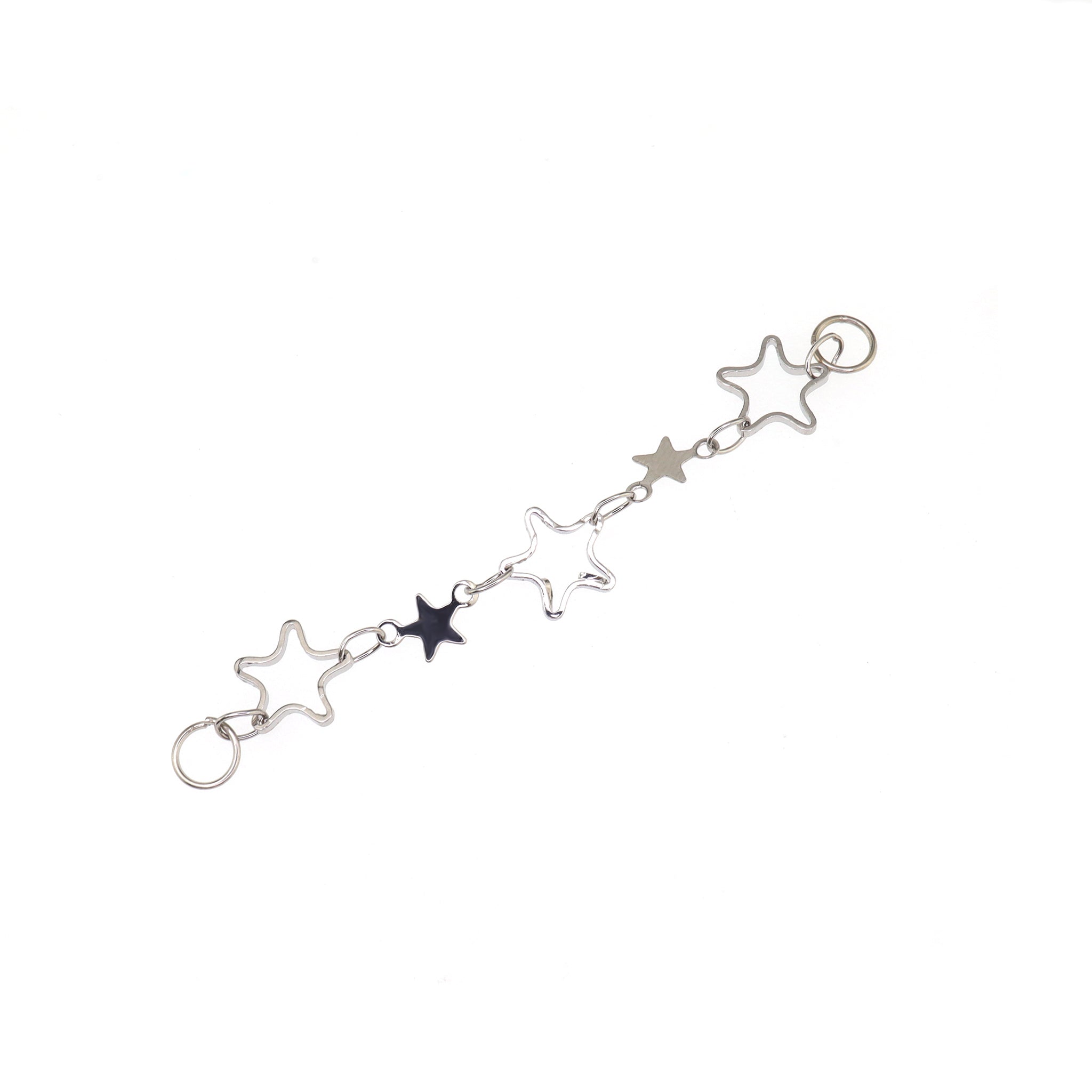 Openwork Pentagram Ear Chain