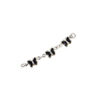 Black Oil Slick Gothic Butterfly Earring Set