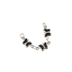 Black Oil Slick Gothic Butterfly Earring Set