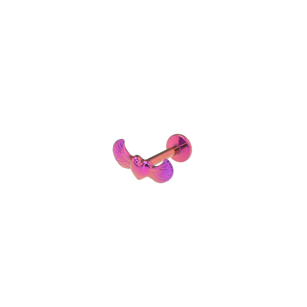 Heart Wing Cherub Titanium Ear Studs