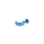 Heart Wing Cherub Titanium Ear Studs