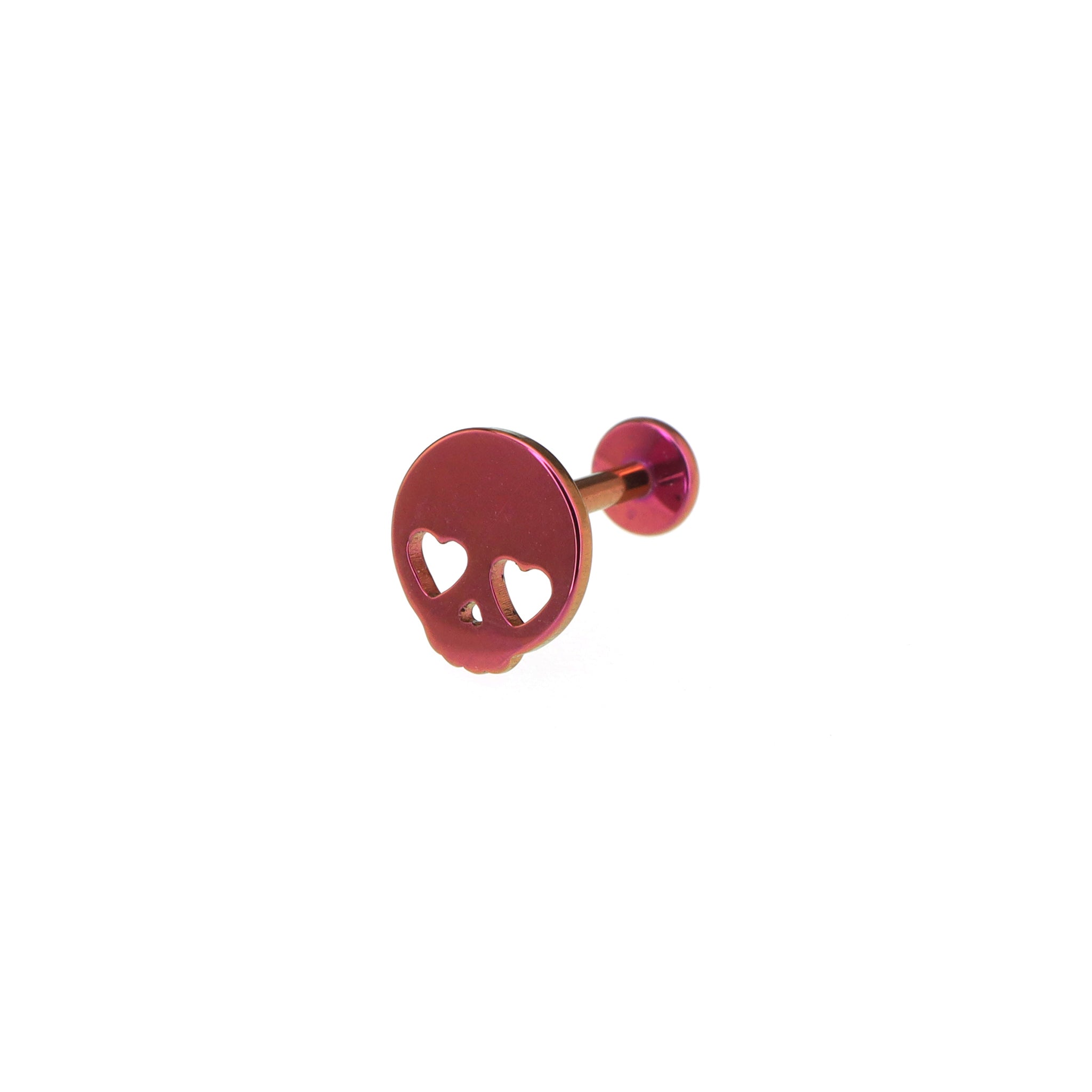 Sweetheart Skeleton Titanium Ear Studs