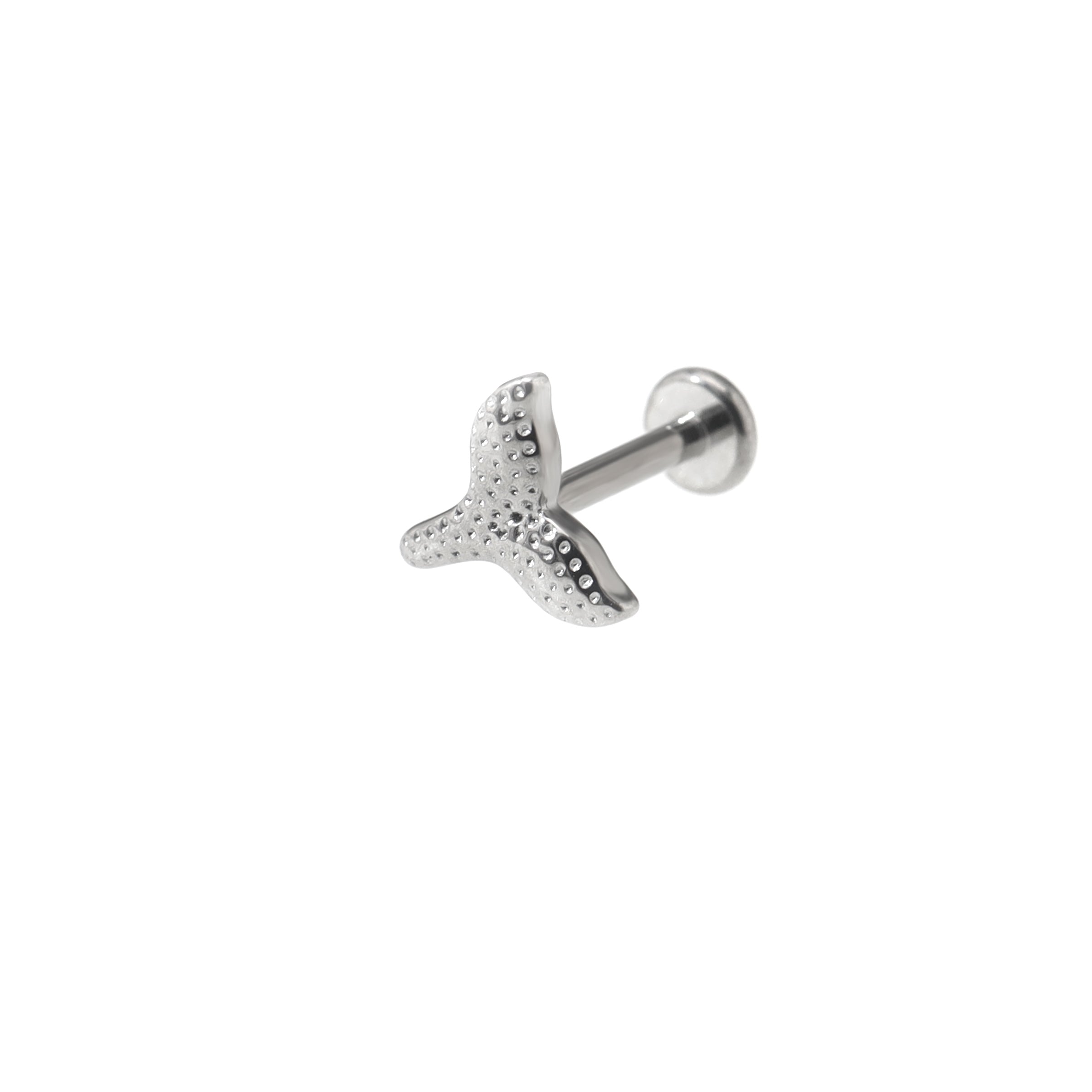 Fishtail Internally Threaded Stainless Steel Ear Studs