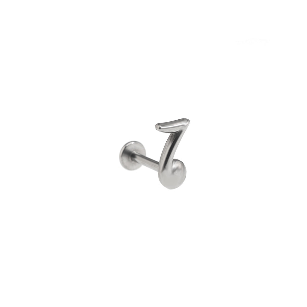 Music Note Series Internally Threaded Stainless Steel Ear Studs