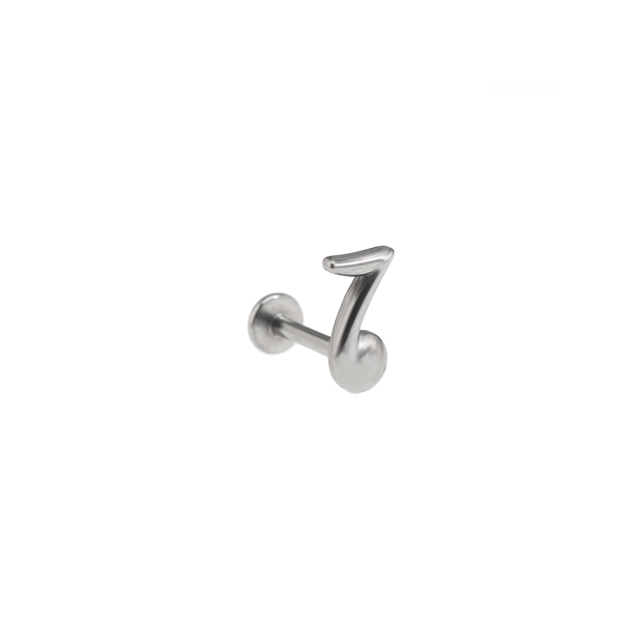 Music Note Series Internally Threaded Stainless Steel Ear Studs