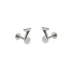 Music Note Series Internally Threaded Stainless Steel Ear Studs