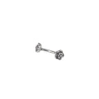 Double Rose Internally Threaded Stainless Steel Brow Studs