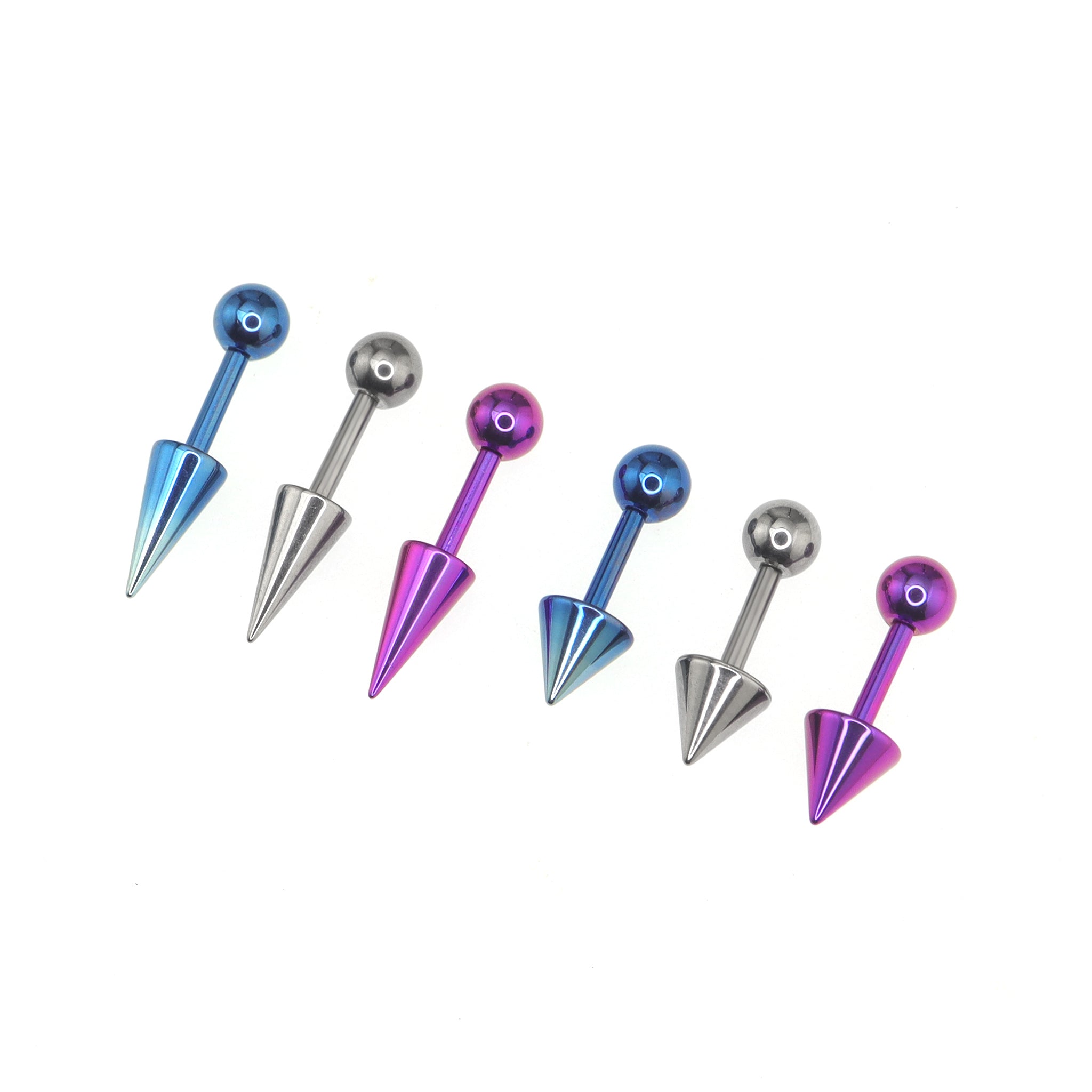 Spike Internally Threaded Titanium Cartilage Stud