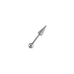 Spike Externally Threaded Stainless Steel Cartilage Stud