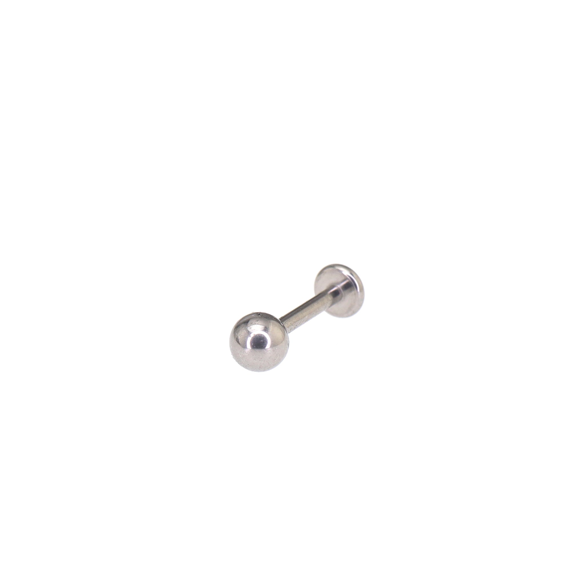 High-Polish Internally Threaded Titanium Studs