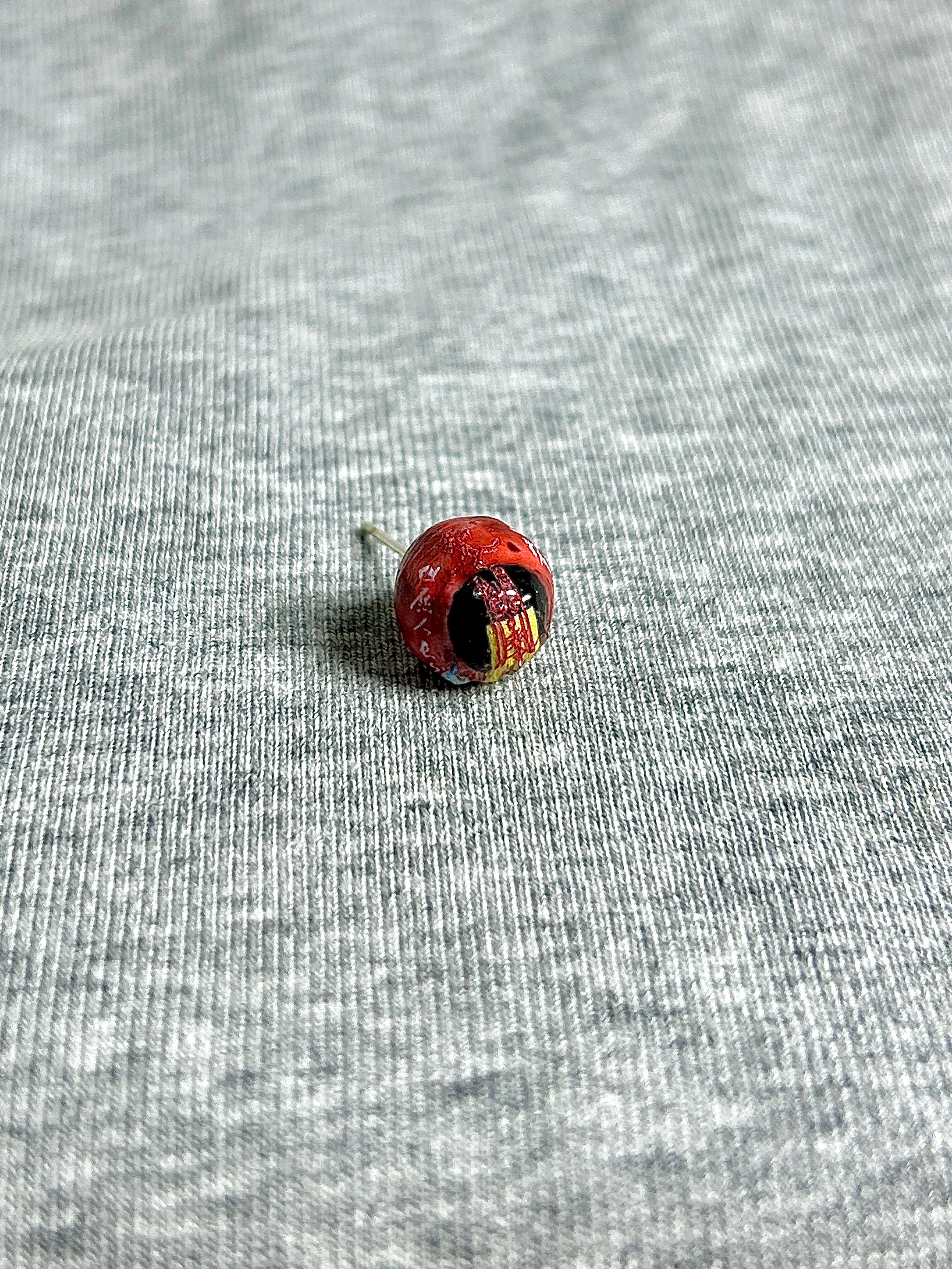 Cthulhu Eye - Mystic Glyph Series | Ear/Lip/Tongue Studs - Cthulhu Eye - Mystic Glyph Series | Ear/Lip/Tongue Studs - Ascent / Flat-Back（Default） / 4mm by CRUXJEWELRY