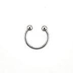 Classic S925 Sterling Silver Horseshoe Rings