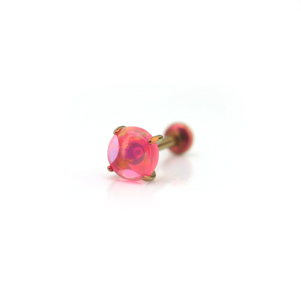 Opal Titanium Threadless Push Pin