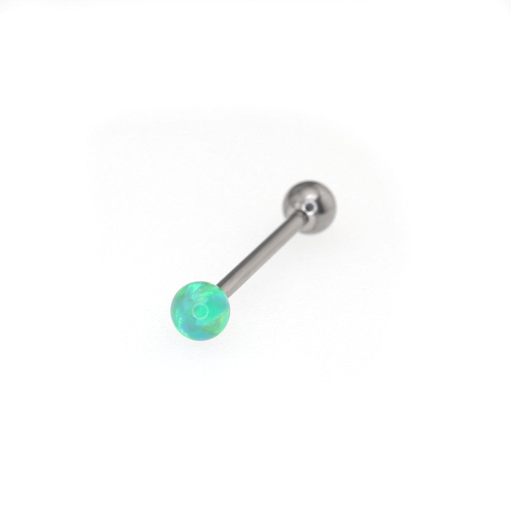 Opal Ball Internally Threaded Titanium barbell studs