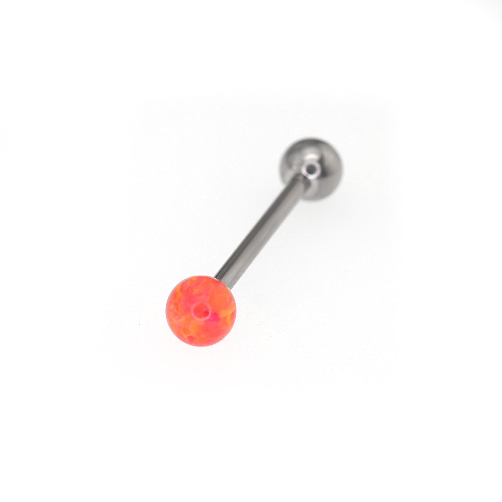 Basic Opal stainless steel Barbell Stud