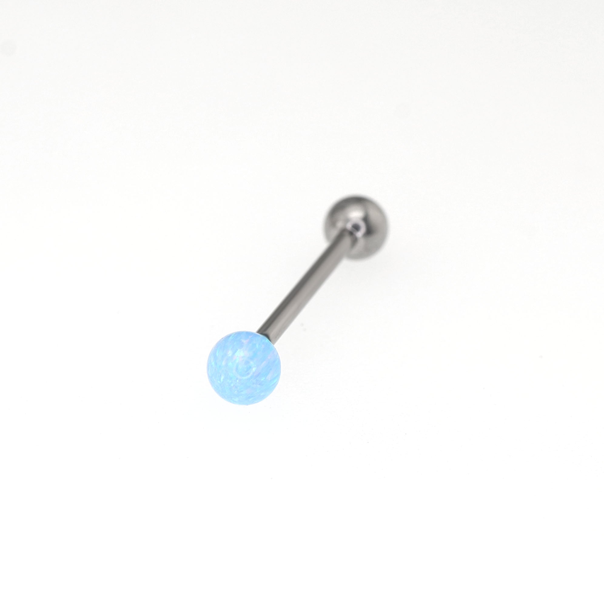 Basic Opal stainless steel Barbell Stud