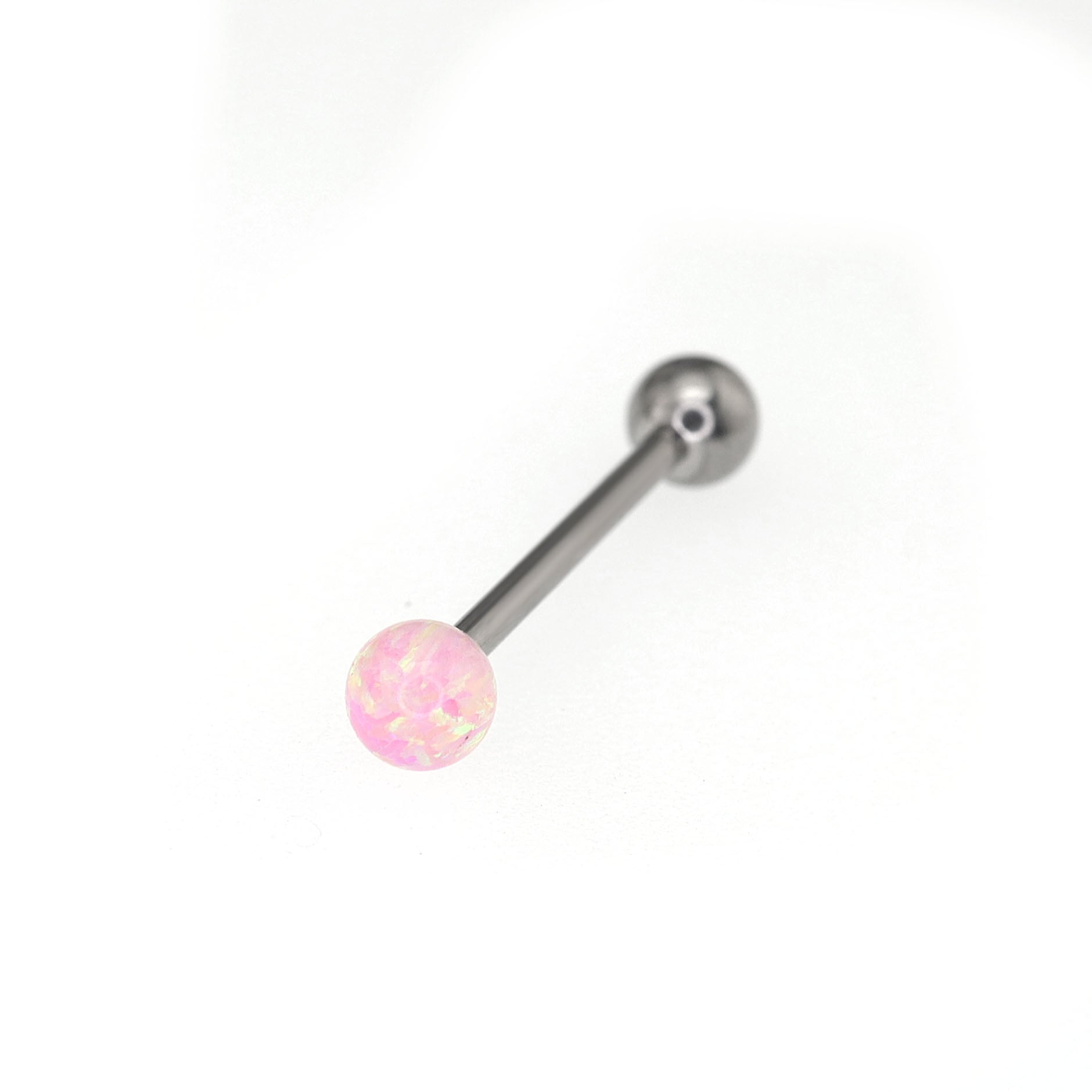 Opal Ball Internally Threaded Titanium barbell studs