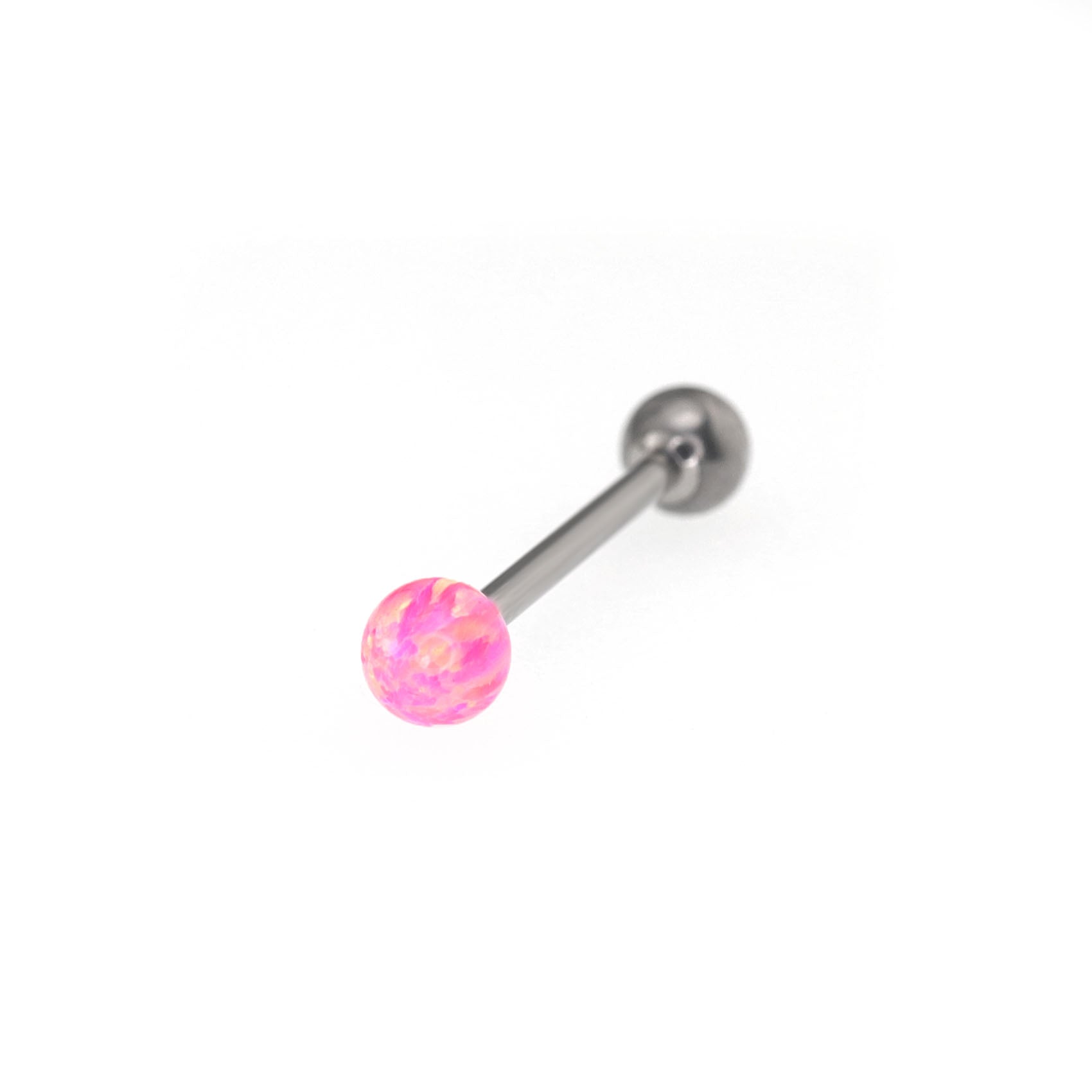 Basic Opal stainless steel Barbell Stud