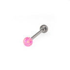 Opal Ball Internally Threaded Titanium barbell studs