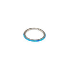 Titanium Opal Segment Ring