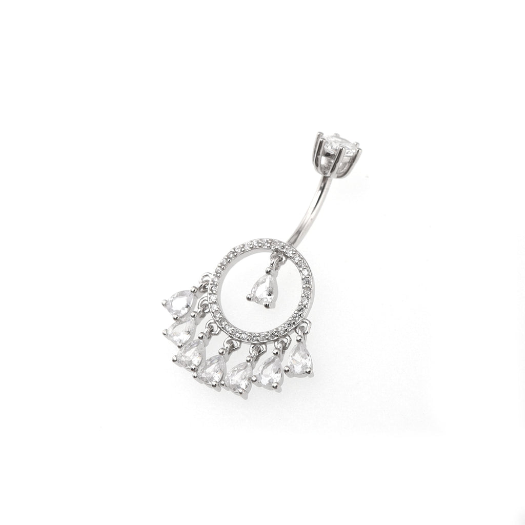 Tassel Dangle S925 Sterling Silver Belly Ring