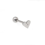 Broken Heart Stainless Steel Tongue Stud