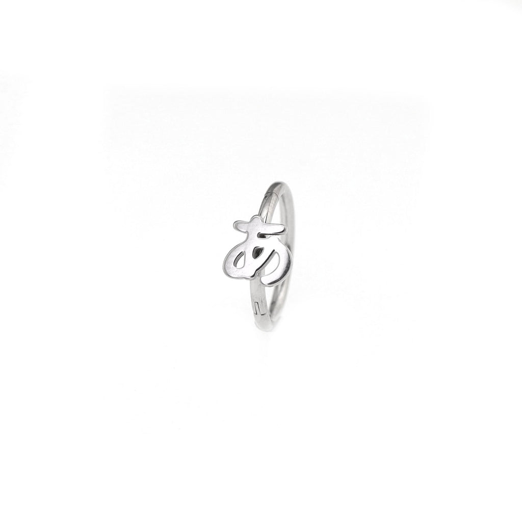 Oriental Symbol stainless steel Segment Hoop