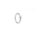 Gothic Cross stainless steel Segment Hoop