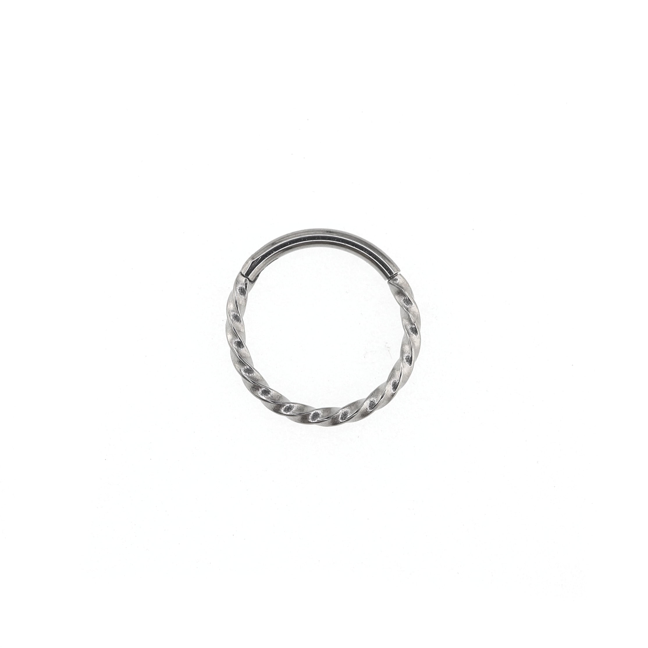 16G Twisted Rope Stainless Steel Segment Hoop