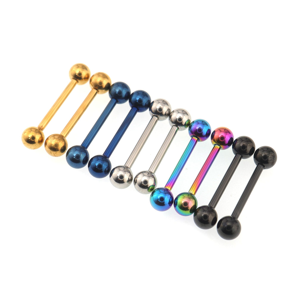 5/10PCS Classic Stainless Steel Barbel Set