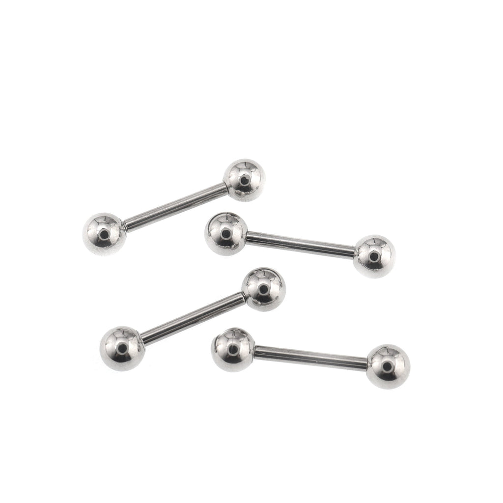 4PCS Stainless Steel Basic Barbell Set