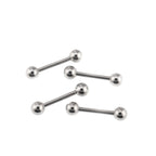 4PCS Stainless Steel Basic Barbell Set