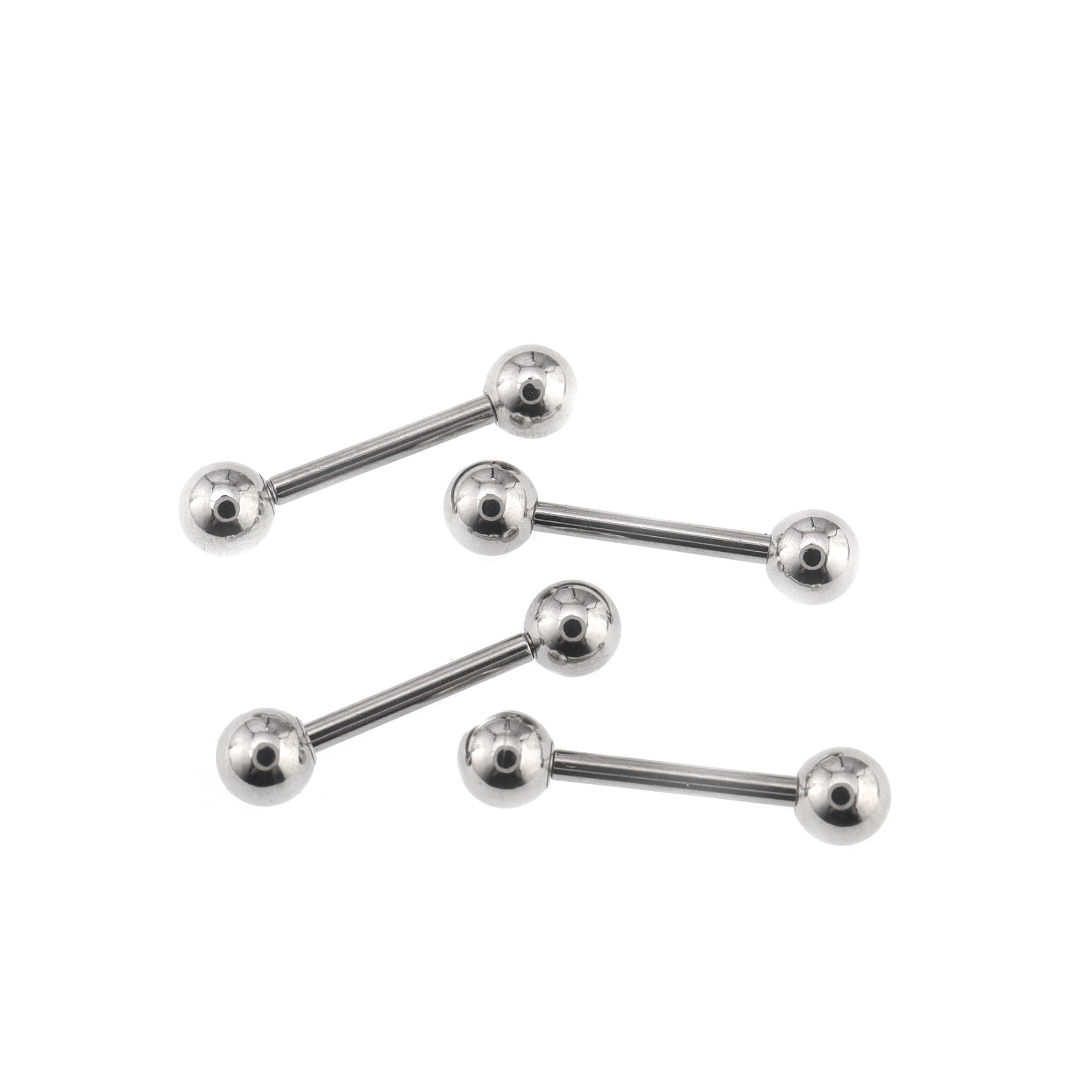 4PCS Stainless Steel Basic Barbell Set