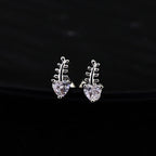 20G CZ Mini Fishbone Ear Studs