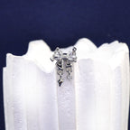 20G Thin Bow Dangle Ear Studs