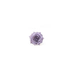 3D Purple Resin Rose Titanium Studs