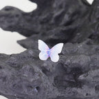 Purple Gradient Resin Butterfly stainless steel Ear Studs
