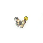 Translucent Gradient Butterfly Titanium Ear Studs