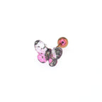 Translucent Gradient Butterfly Titanium Ear Studs