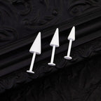 Enamel Externally Threaded stainless steel Ear Studs