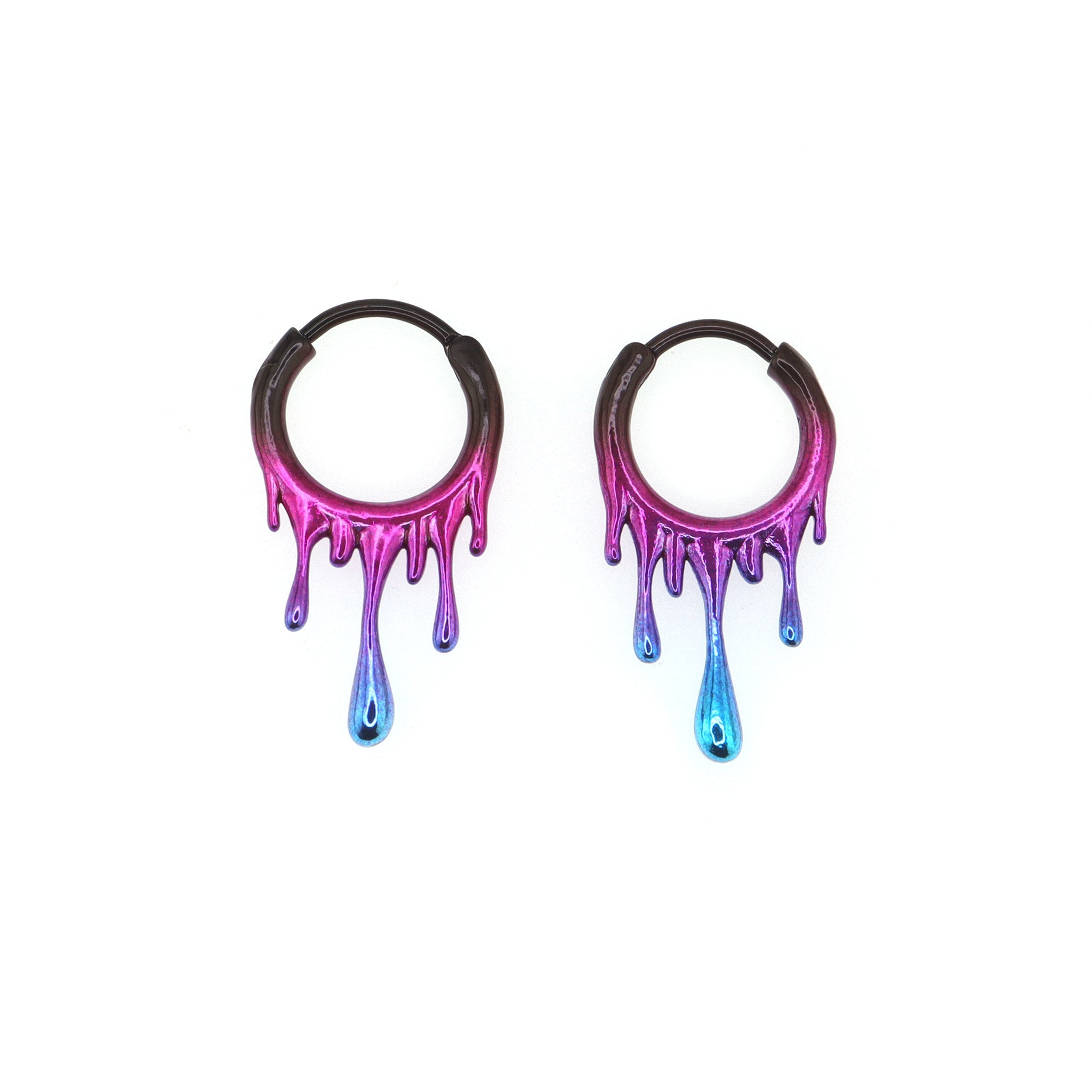 Lava Flow Gradient stainless steel Earrings