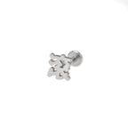Text Engraved Internally Threaded stainless steel Studs
