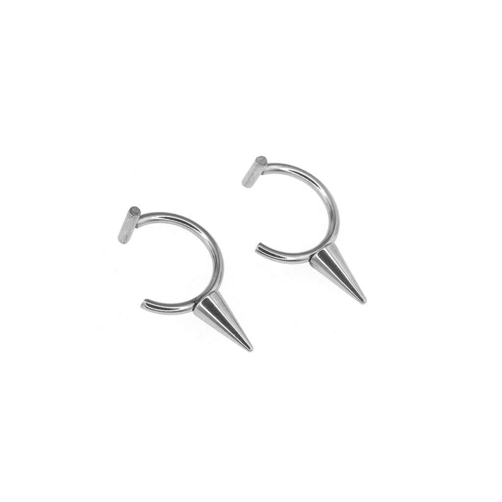 Studded Spike tainless steel Fake Lip Ring