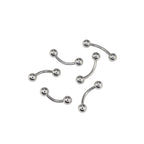 6PCS Ball Stainless Steel Belly Rings Set