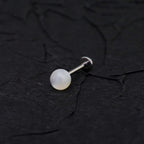 Pearl Internally Threaded Titanium Ear Studs