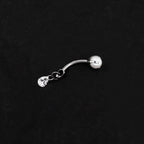 CZ Pendant Titanium Rook Jewelry